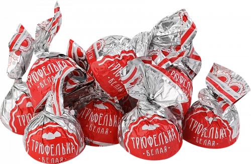 Конфеты Трюфелька белая Пермская КФ Конфеты Трюфелька белая Пермская КФ